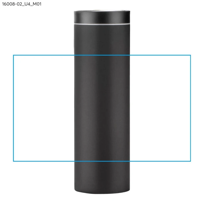 Schemat znakowania dla Nadruk UV - U4 na gadżecie: ROTO kubek termiczny z grawerem 440 ml, stal 18/8