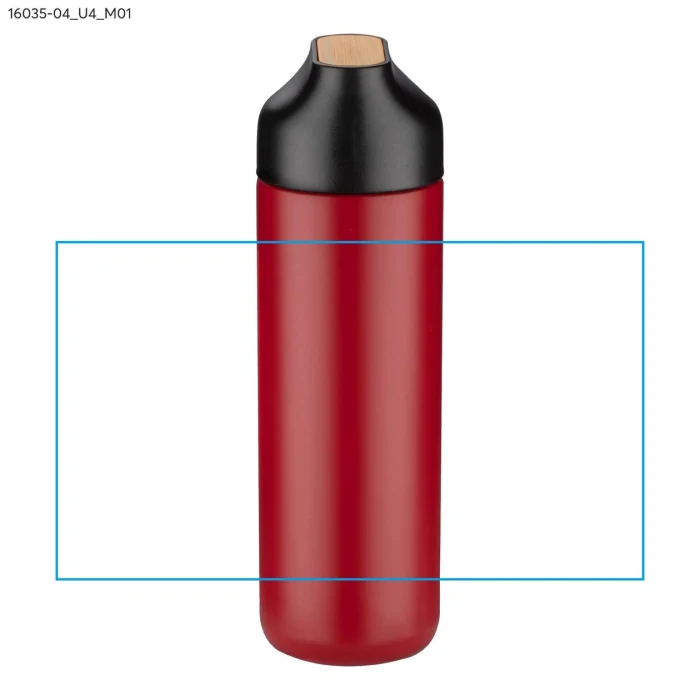 Schemat znakowania dla Nadruk UV - U4 na gadżecie: Butelka termiczna na wodę ELSA 600 ml stal inox