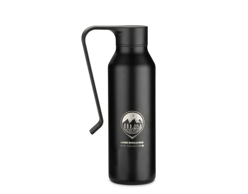 TIMI butelka termiczna 450 ml z logo, stal nierdzewna