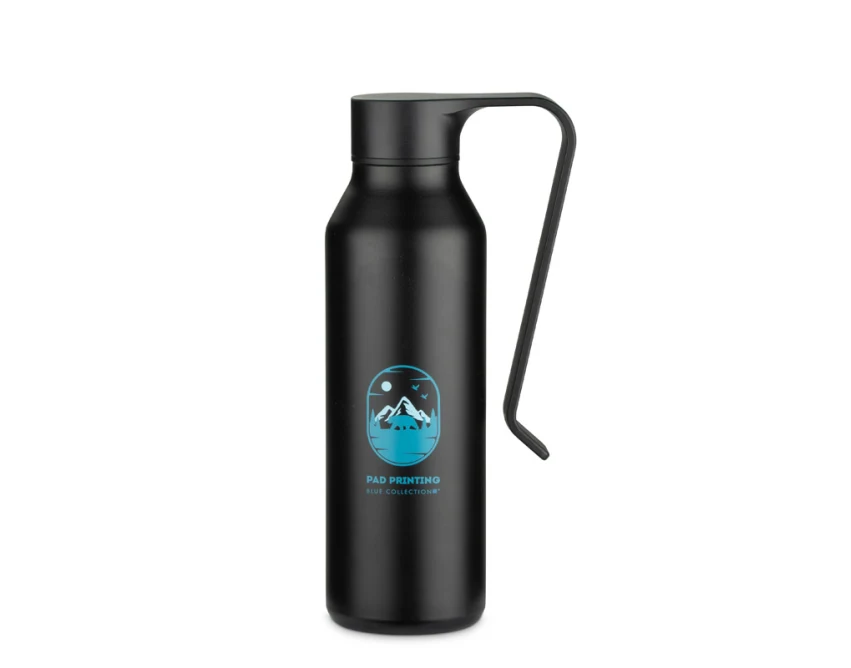 TIMI butelka termiczna 450 ml z logo, stal nierdzewna