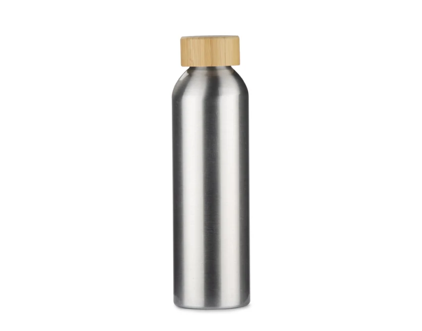 LIAM butelka firmowa 600 ml aluminiowa srebrna