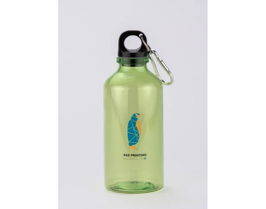 Bidon reklamowy TINKA 400 ml rPET zielony UV