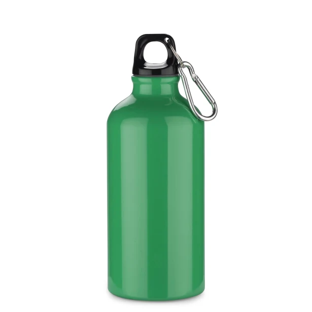 Bidon z nadrukiem TREKO 500 ml kolor zielony