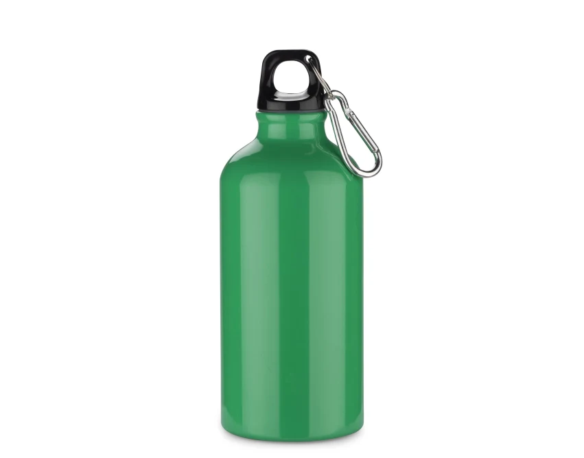 Bidon z nadrukiem TREKO 500 ml kolor zielony