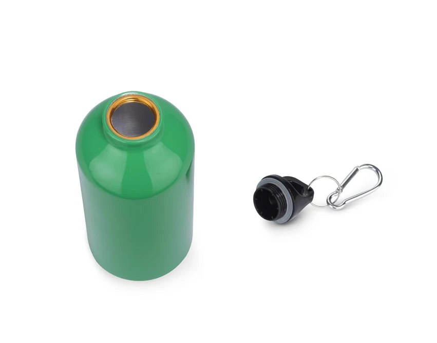 Bidon z nadrukiem TREKO 500 ml kolor zielony