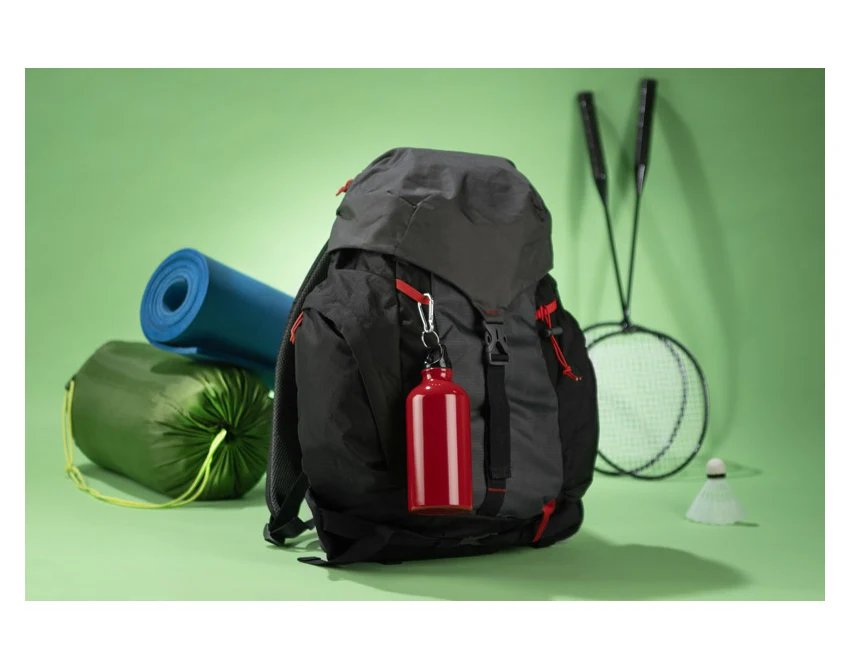 TREKO bidon sportowy z nadrukiem czerwony 500 ml