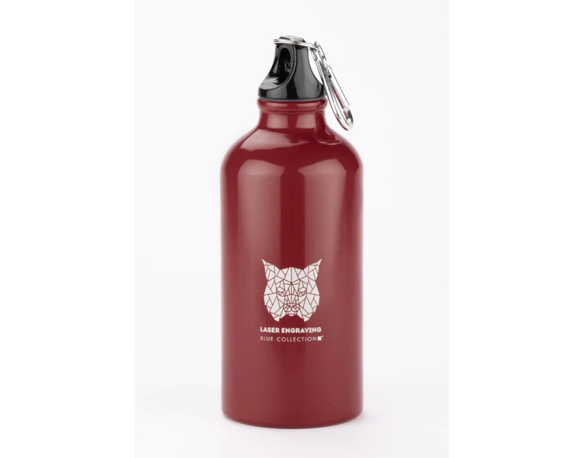 TREKO bidon sportowy z nadrukiem czerwony 500 ml