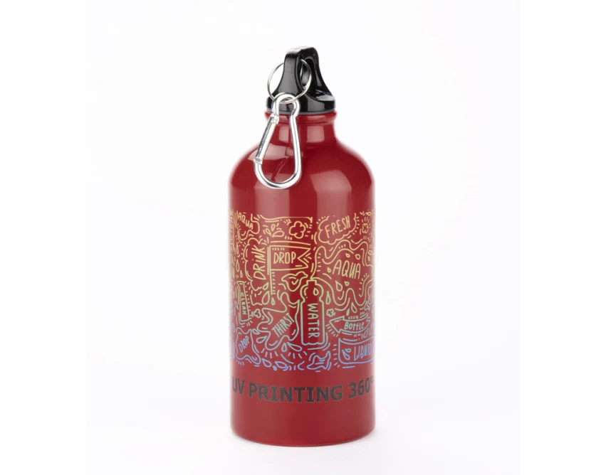 TREKO bidon sportowy z nadrukiem czerwony 500 ml