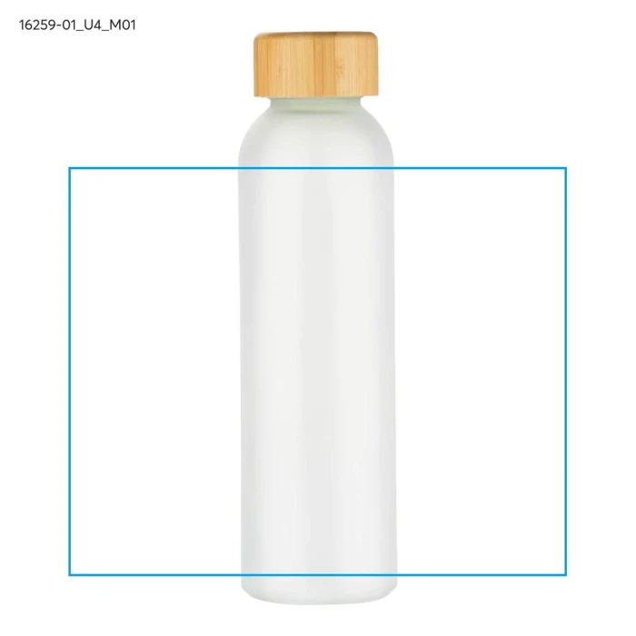 Schemat znakowania dla Nadruk UV - U4 na gadżecie: NILLO butelka szklana z nadrukiem 500 ml