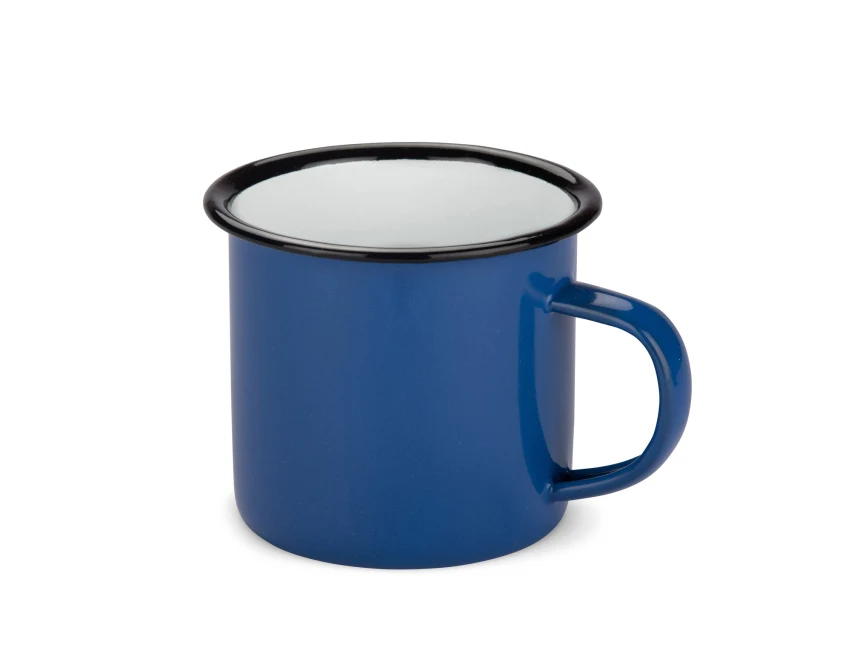 Kubek emaliowany z własnym nadrukiem 300 ml stalowy