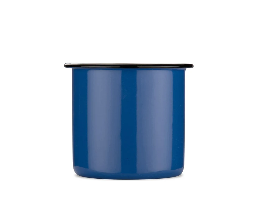 Kubek emaliowany z własnym nadrukiem 300 ml stalowy