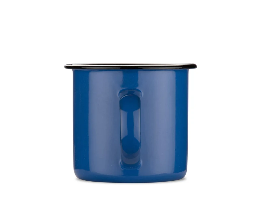 Kubek emaliowany z własnym nadrukiem 300 ml stalowy