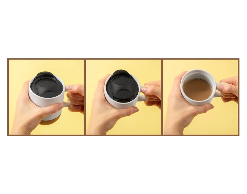 SOFTEL kubek ceramiczny z nadrukiem 300ml, korkowe dno