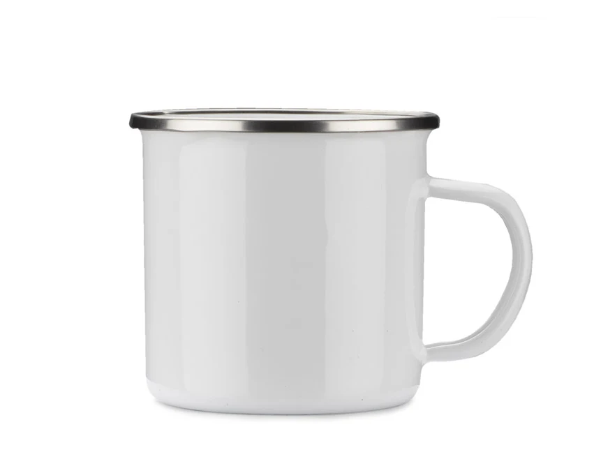 Kubek emaliowany z własnym nadrukiem SUBLIM 380 ml