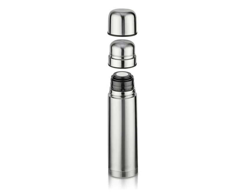 PAVO termos z logo 750 ml stal nierdzewna z kubkami