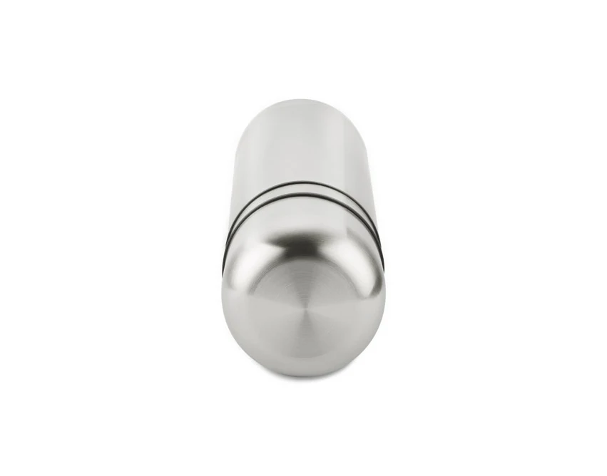 PAVO termos 750 ml z logo firmy, srebrny, 2 kubki