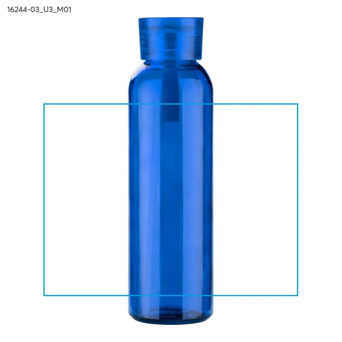 Schemat znakowania dla Nadruk UV - U3 na gadżecie: VERRE butelka szklana z logo 500 ml zakręcana
