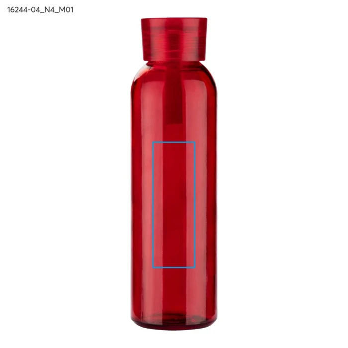 Schemat znakowania dla Tampondruk - N4 na gadżecie: VERRE butelka szklana 500 ml z logo UV trwała