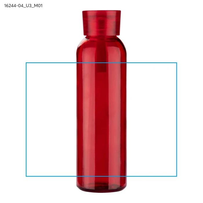 Schemat znakowania dla Nadruk UV - U3 na gadżecie: VERRE butelka szklana 500 ml z logo UV trwała