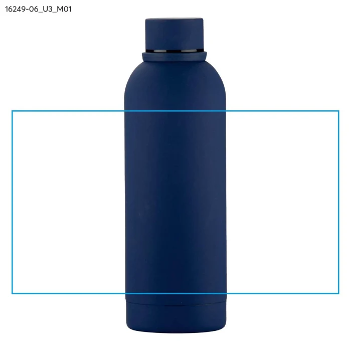 Schemat znakowania dla Nadruk UV - U3 na gadżecie: Metalowa butelka termiczna NUVIO 500 ml soft touch