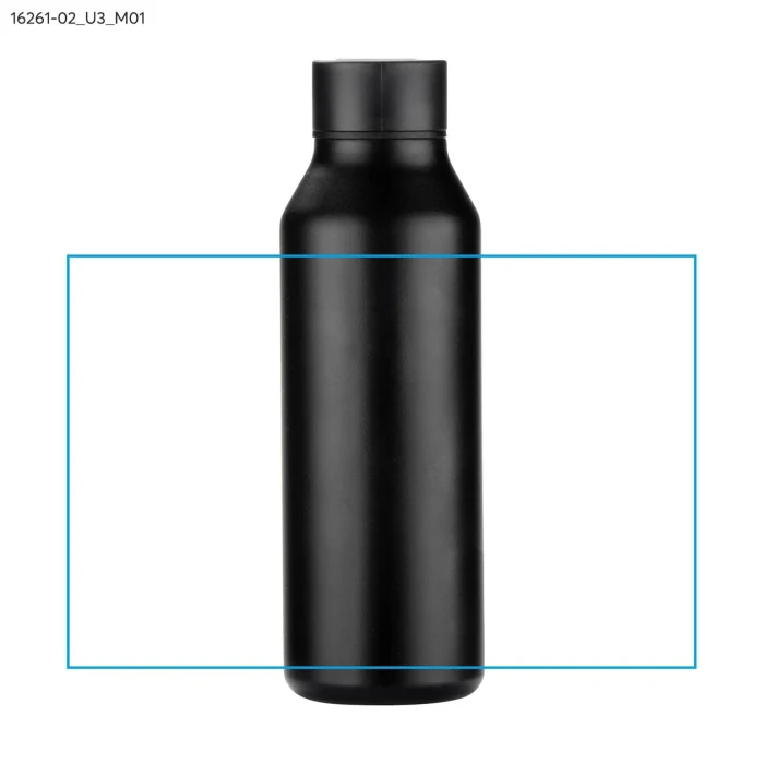 Schemat znakowania dla Nadruk UV - U3 na gadżecie: TIMI butelka termiczna 450 ml z logo, stal nierdzewna