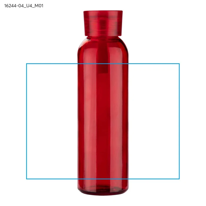 Schemat znakowania dla Nadruk UV - U4 na gadżecie: VERRE butelka szklana 500 ml z logo UV trwała