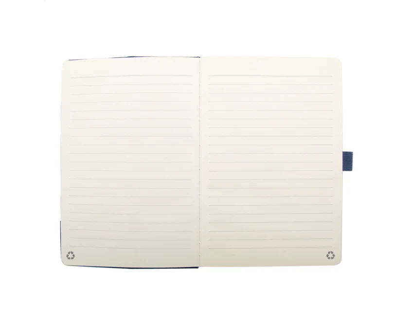 Notes ekologiczny A5 z nadrukiem rPET, ładowarka 15W