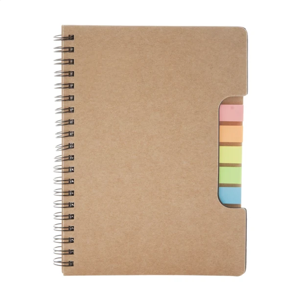 Notes ekologiczny spiralny 135×177 naturalna okładka