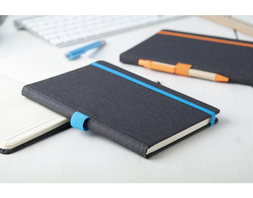 Notes reklamowy A5 PU z gumką i uchwytem