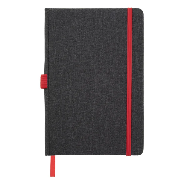 Notes A5 z nadrukiem – skóra PU, z gumką