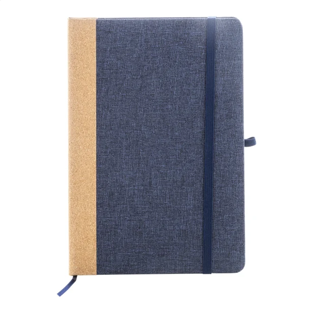 Notes ekologiczny RPET A5 z gumką i nadrukiem