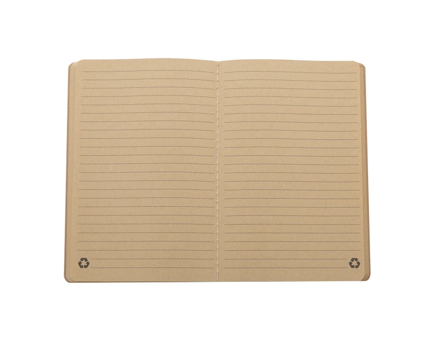 Notes ekologiczny z nadrukiem kraft A5 zszywany