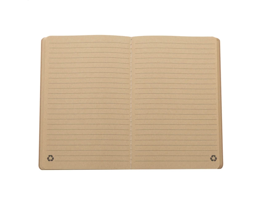 Notes ekologiczny z nadrukiem A5 naturalny beż