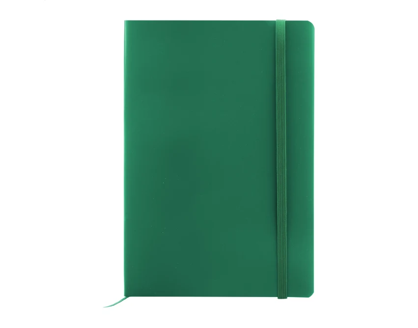 Notes ekologiczny A5 z gumką PU z recyklingu