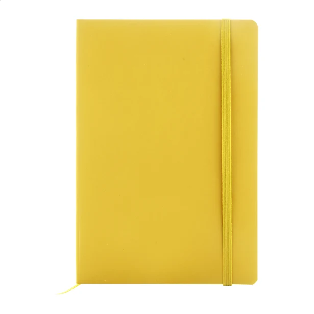 RPU Soft A5 notes ekologiczny żółty z gumką