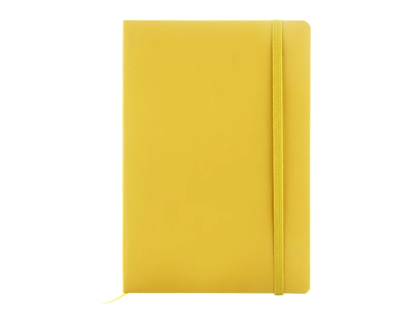 RPU Soft A5 notes ekologiczny żółty z gumką