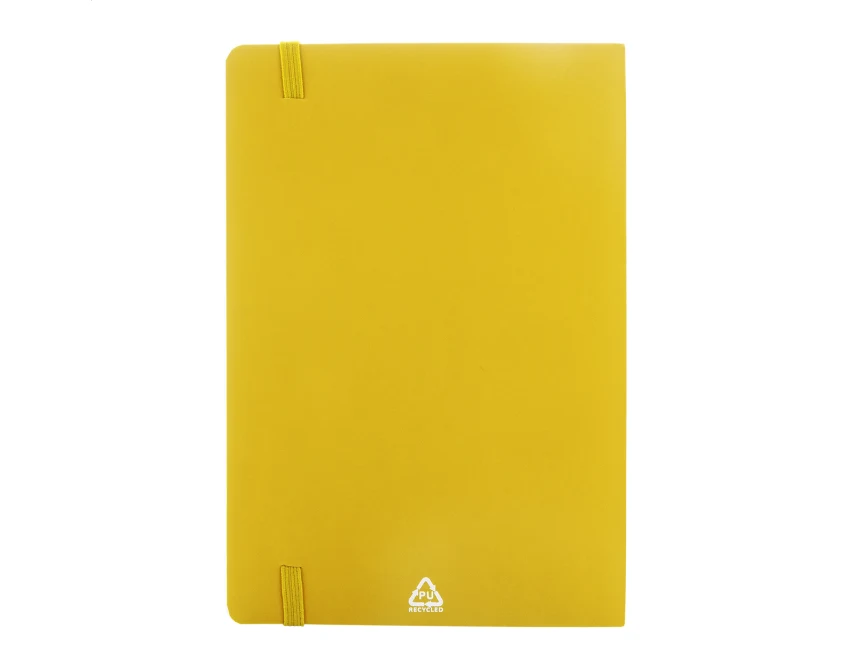 RPU Soft A5 notes ekologiczny żółty z gumką