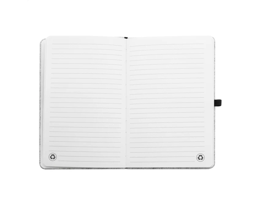 Refelt Note eko notes z logo A5 z filcu RPET