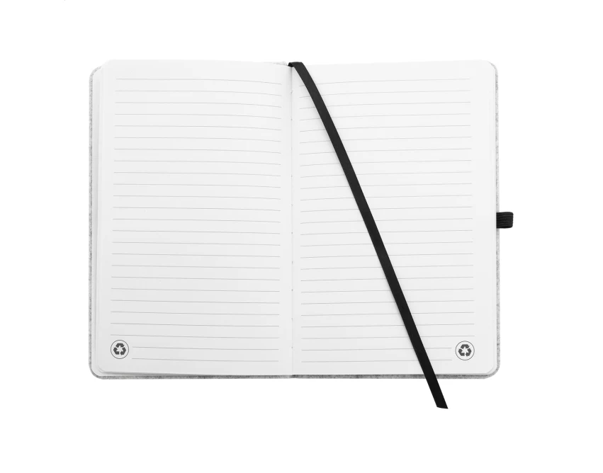 Refelt Note eko notes z logo A5 z filcu RPET