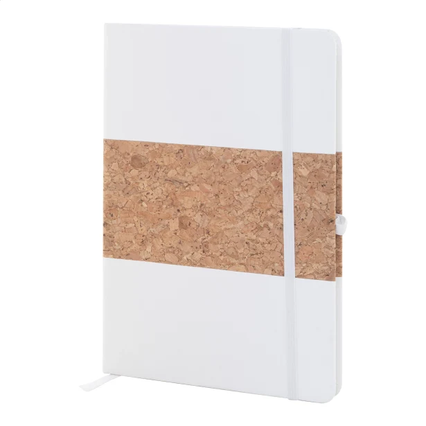 Notes korkowy A5 z logo i uchwytem na długopis