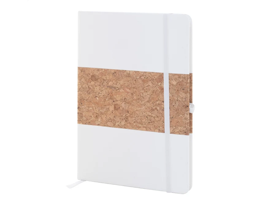Notes korkowy A5 z logo i uchwytem na długopis