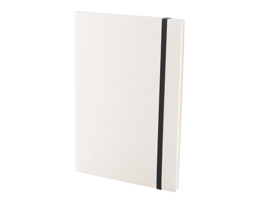 Notes ekologiczny A5 z kartonu po mleku z gumką