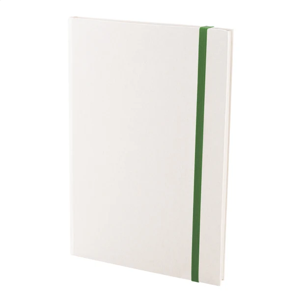 Notes ekologiczny A5 z kartonu po mleku zielony