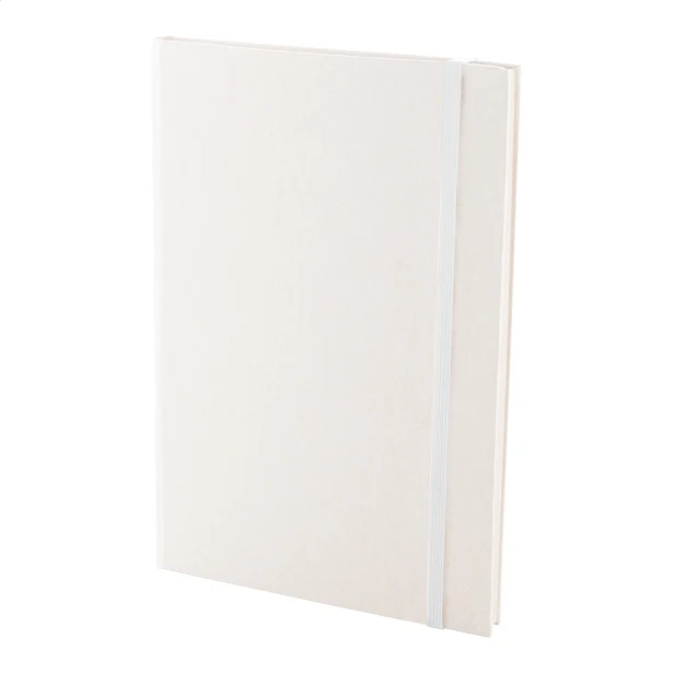 Notes ekologiczny A5 z kartonu po mleku z gumką