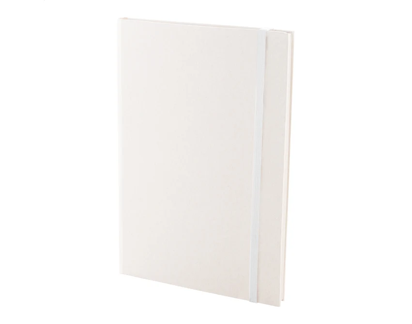 Notes ekologiczny A5 z kartonu po mleku z gumką
