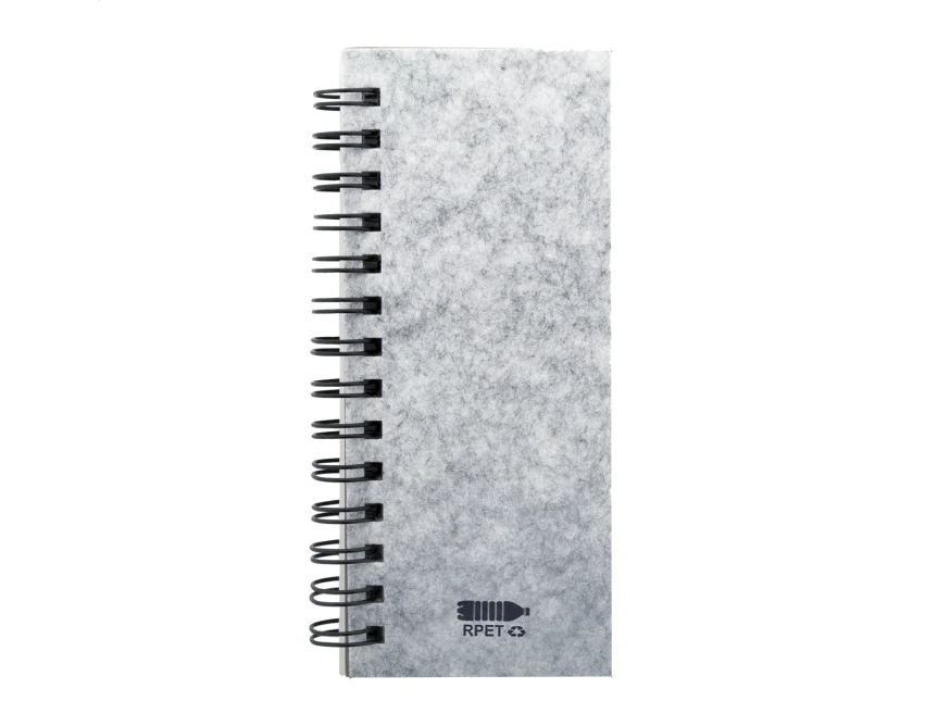 Notes reklamowy z nadrukiem RPET spiralny 61×130 mm