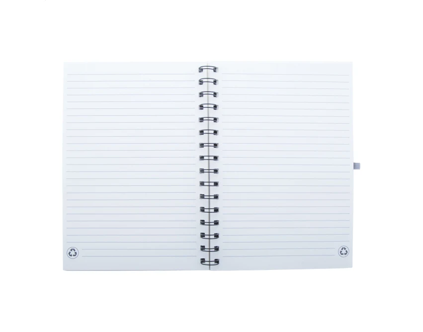 Notes ekologiczny A5 rPET z korkiem i gumką