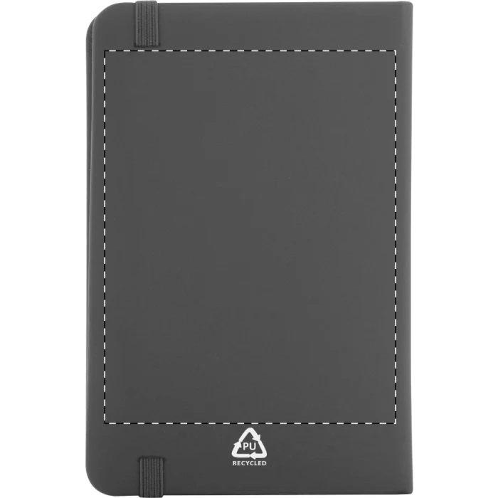 Schemat znakowania dla Termotransfer - TB na gadżecie: Notes ekologiczny A6 skóra PU z recyklingu z gumką