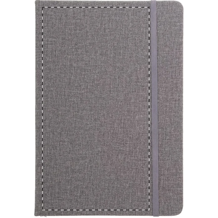 Schemat znakowania dla Grawerowanie laserowe - E1 na gadżecie: Notes skórzany z grawerem A5 szary z gumką