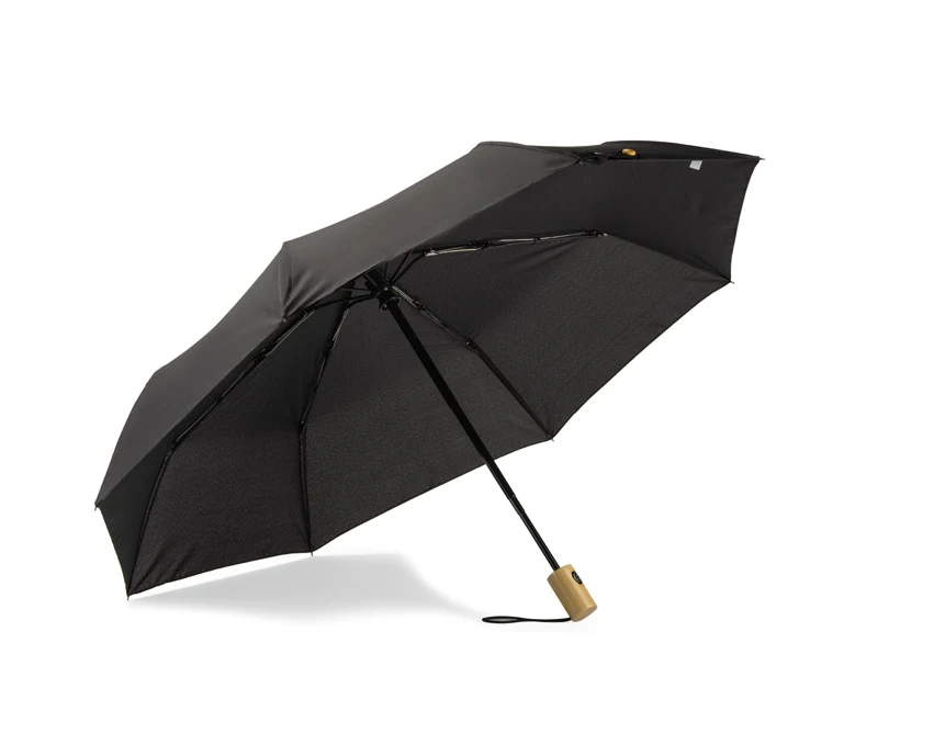 RALO parasol reklamowy z logo z drewnianą rączką